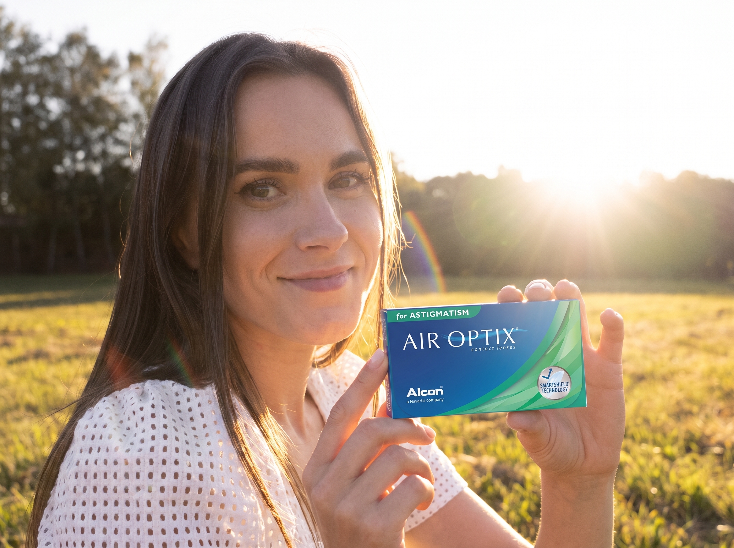 Benefícios visuais Air Optix Astigmatismo