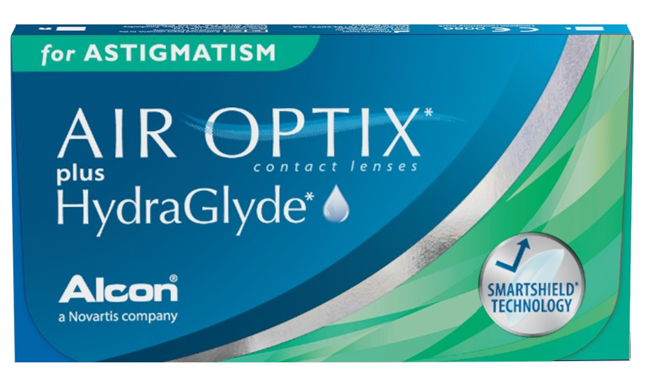 Caixa de Lentes Air Optix HydraGlyde para Astigmatismo