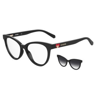 Óculos de Grau Love Moschino MOL 051/CS 807 52 e Acetato Preto