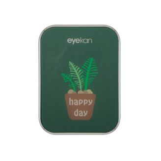 Estojo porta lentes Eco Planta + Pinça e Ventosa Laranja