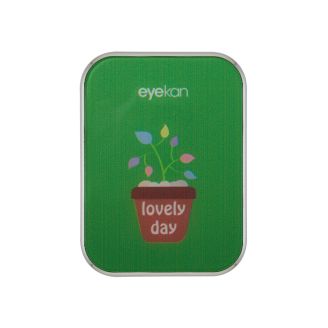 Estojo porta lentes Eco Planta  + Pinça e Ventosa Rosa