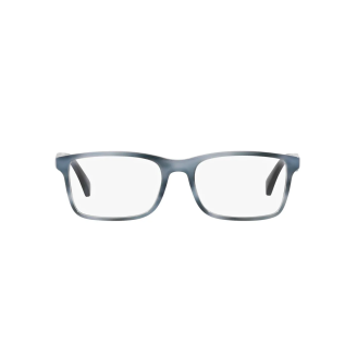 Óculos de Grau Emporio Armani EA 3175 5024 56 e Acetato Azul  listrado