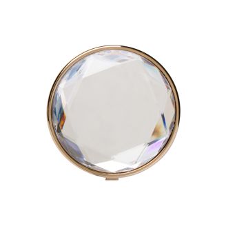 Estojo porta lentes Diamante + Pinça e Ventosa Amarelo