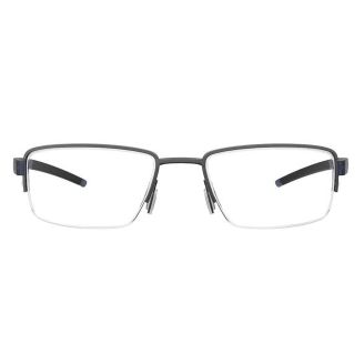 Óculos de Grau HB Duotech 93424-0810-55 Retangular e Acetato MATTE GRAPHITE/ M NIGHT BLUE DEMO