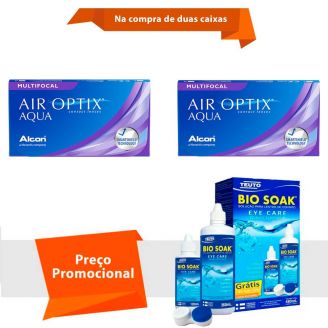 Air Optix Aqua Multifocal com Bio Soak