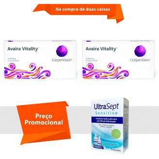 Avaira Vitality com UltraSept Sensitive