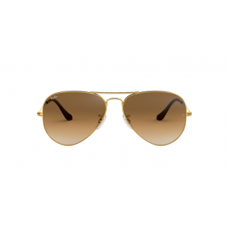 Óculos de Sol Ray-Ban Aviator RB 3025 001/51 Marrom Degradê e Dourado 55