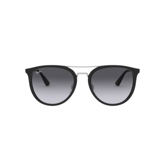 Óculos de Sol Ray-Ban Highstreet RB 4285 601/8G Cinza degradê Preto brilho 55