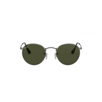 Óculos de Sol Ray-Ban Round RB 3447 029 Lente Verde e Armação Grafite 53