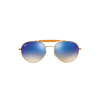 Óculos de Sol Ray-Ban Highstreet RB 3540 Marron Espelhada Azul e Marron 56