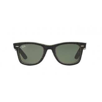 Óculos de Sol Ray-Ban Wayfarer RB 2140 1162 Verde e Jeans Escuro 50