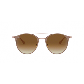 Óculos de Sol Ray-Ban Highstreet RB 3546 907051 Clear Gradient Brown e Castanho Claro 52