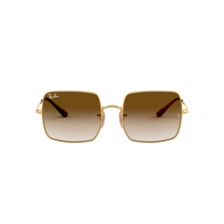Óculos de Sol Ray-Ban Square RB 1971L 914751 Brown e Dourado 54