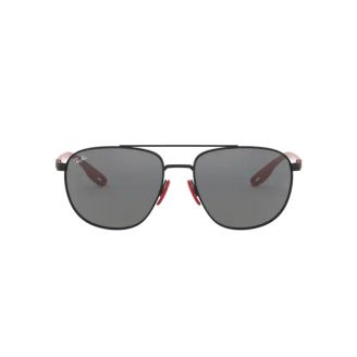 Óculos de Sol Ray-Ban Ferrari RB 3659M F0026G Grey Mirror Silver e Matte Black 57