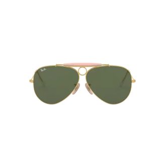 Óculos de Sol Ray-Ban Shooter RB 3138 Verde e Dourado 58