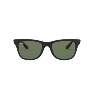 Óculos de Sol Ray-Ban Ferrari RB 4195M F60271 Dark Green e Matte Black 52