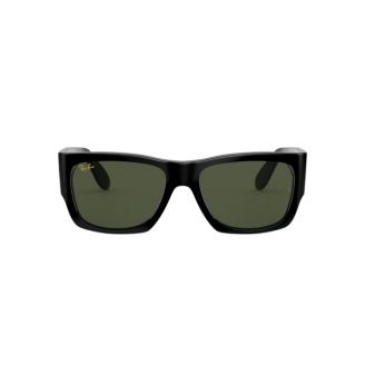 Óculos de Sol Ray-Ban Wayfarer Nomad RB 2187 901/31  Verde escuro e Preto Brilho 54