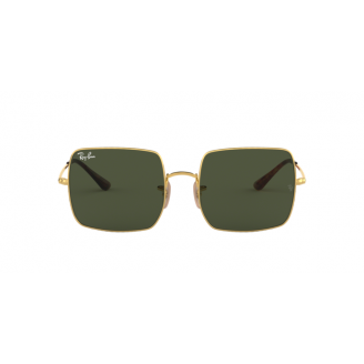 Óculos de Sol Ray-Ban Square RB 1971L 914731 Verde e Dourado 54