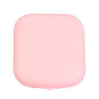 Kit Porta Lentes de Contato Plastico Mini Rosa
