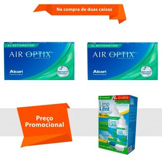 Air Optix para Astigmatismo com Limp Lent