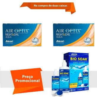 Air Optix Night & Day Aqua com Bio Soak