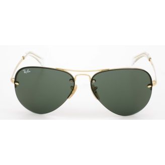 Óculos de Sol Ray-Ban Highstreet RB 3449 Verde e Dourado 56