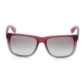 Óculos de Sol Ray-Ban Justin RB 4165 Cinza Degradê e Vermelho 55