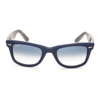 Óculos de Sol Ray-Ban Wayfarer RB 2140 Azul Claro Degradê e Azul Multi-Cores 50
