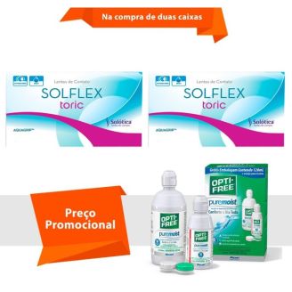 Combo Solflex Toric com Opti Free