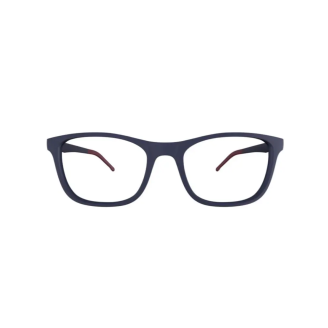 Óculos de Grau HB Polytech 0365 0314 54 e Acetato MATTE NAVY MARSALA FOSCO