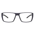 Óculos de Grau HB Polytech 0540-0312-56 Retangular e Acetato MATTE NAVY