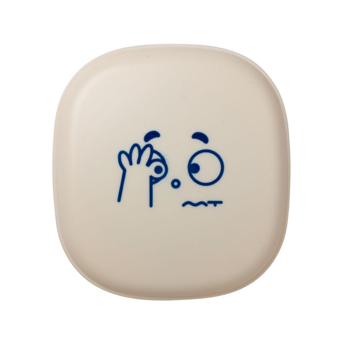 Estojo porta lentes Face + Pinça e Ventosa Branco