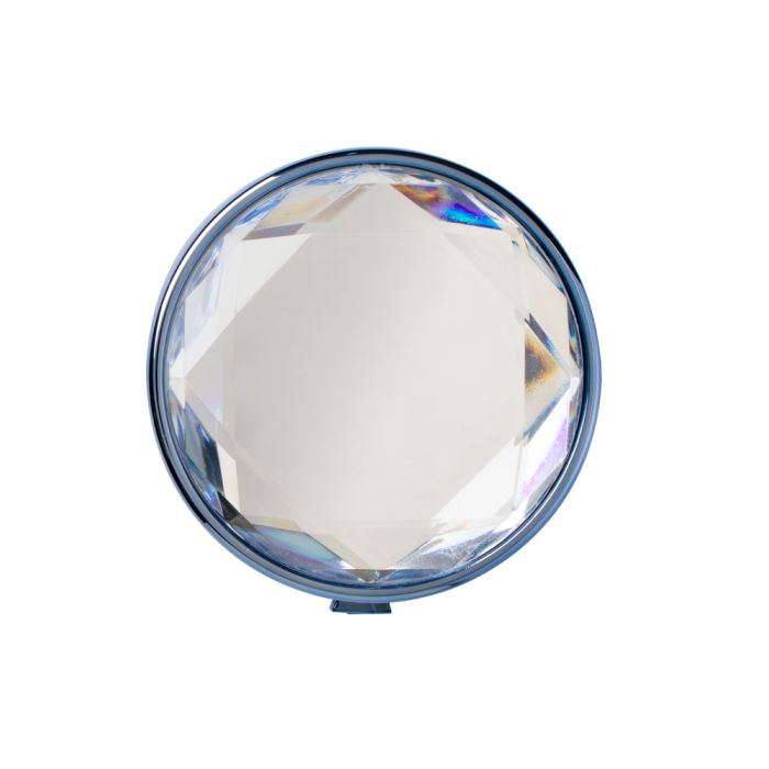 Estojo porta lentes Diamante + Pinça e Ventosa Azul