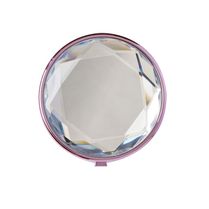 Estojo porta lentes Diamante + Pinça e Ventosa Rosa