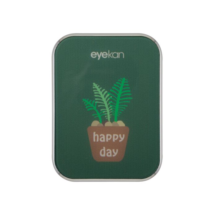 Estojo porta lentes Eco Planta + Pinça e Ventosa Laranja