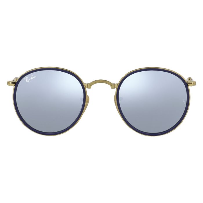 Óculos de Sol Ray-Ban Round Folding RB 3517 001-30 51