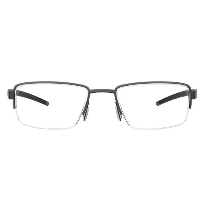 Óculos de Grau HB Duotech 93424-0810-55 Retangular e Acetato MATTE GRAPHITE/ M NIGHT BLUE DEMO