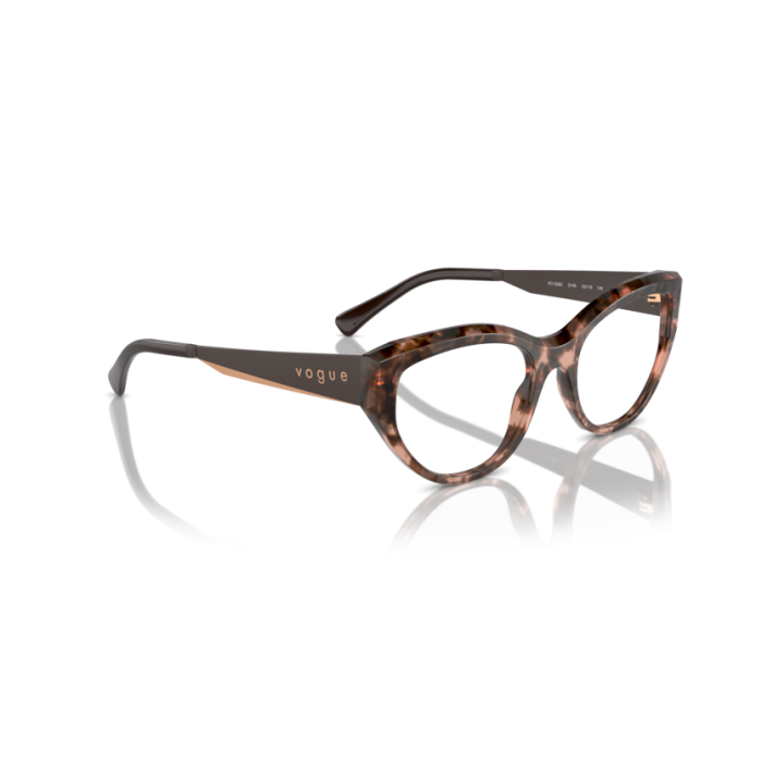Óculos de Grau Vogue VO 5560 3145 53 e Acetato Tartaruga rosa