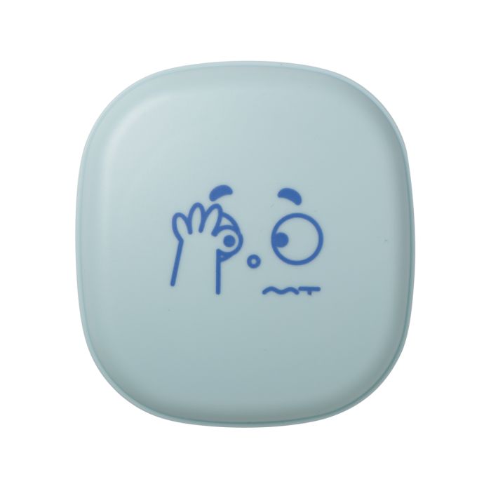 Estojo porta lentes Face + Pinça e Ventosa Azul