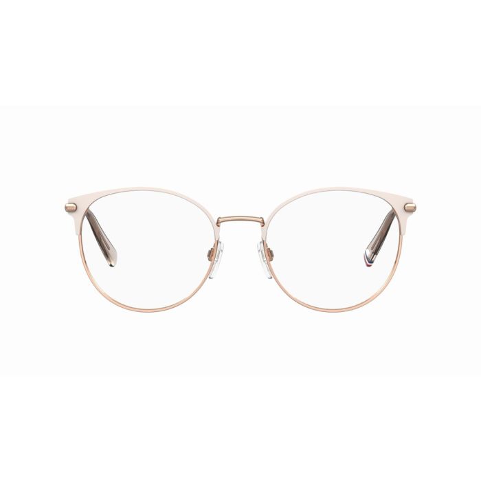 Óculos de Grau Tommy Hilfiger TH 1959 25A 52 e Metal Nude/Dourado