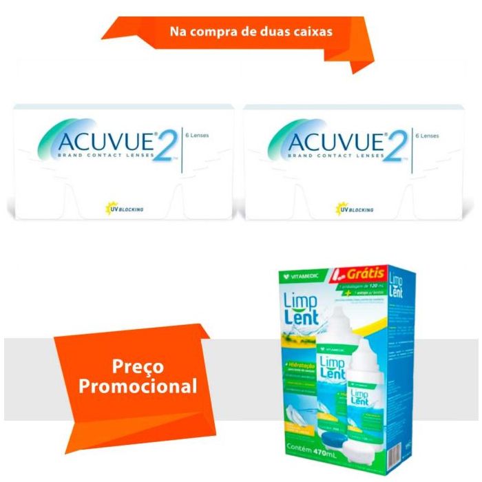Combo Acuvue 2 com Limp Lent