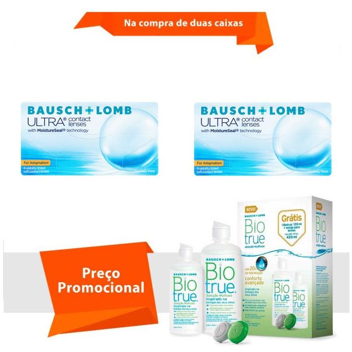 Combo Ultra para Astigmatismo com Biotrue