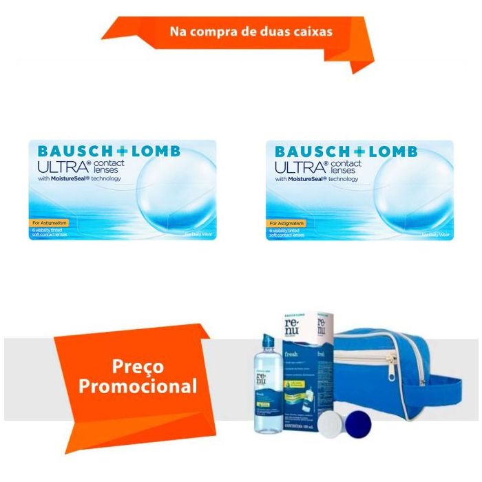 Combo Ultra para Astigmatismo com Kit Renu Fresh