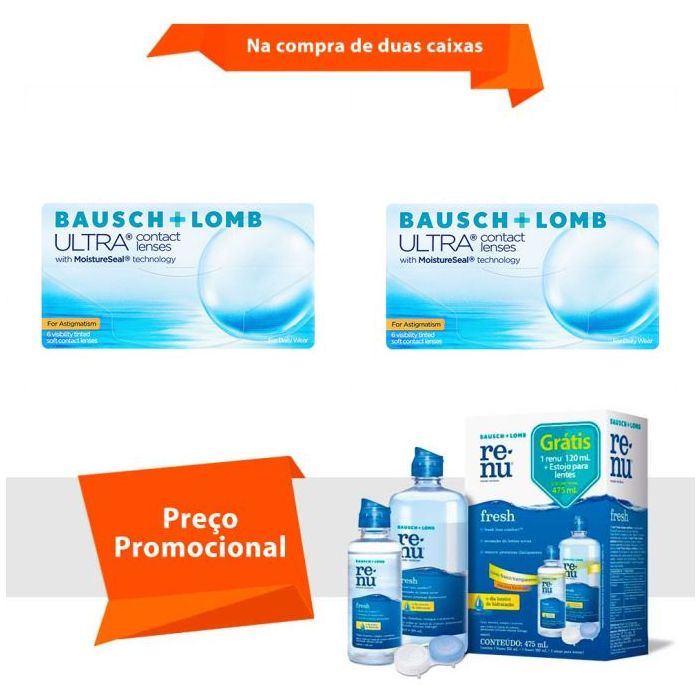 Combo Ultra para Astigmatismo com Renu Fresh