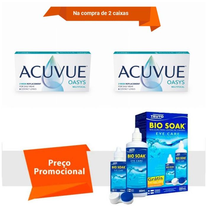 Combo Acuvue Oasys Multifocal Com Bio Soak