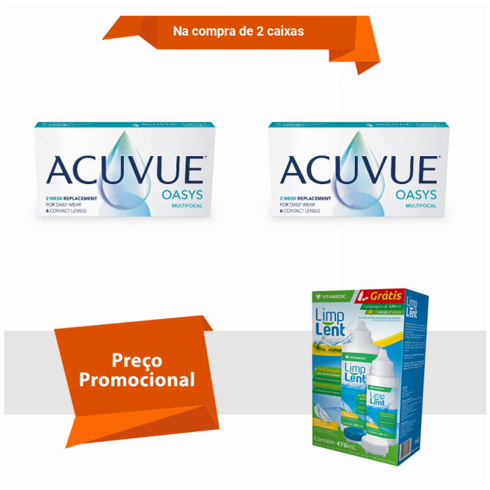 Combo Acuvue Oasys Multifocal Com Limp Lent