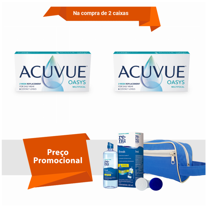 Combo Acuvue Oasys Multifocal Com Kit Renu Fresh
