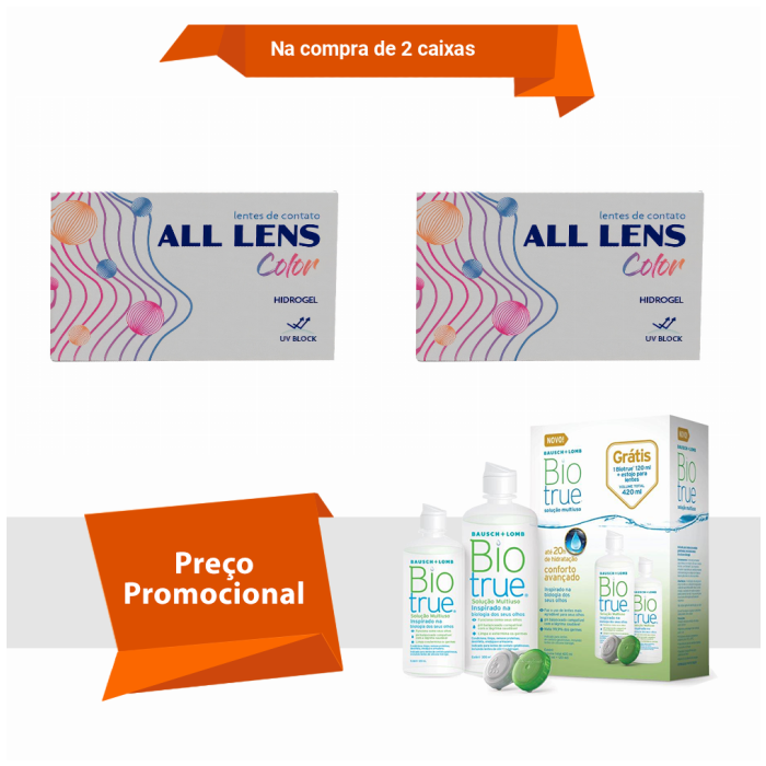 Combo All Lens Color - Mensal Com BioTrue