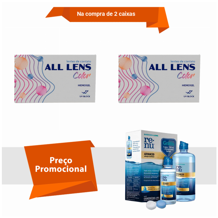 Combo All Lens Color - Anual Com Renu Advanced
