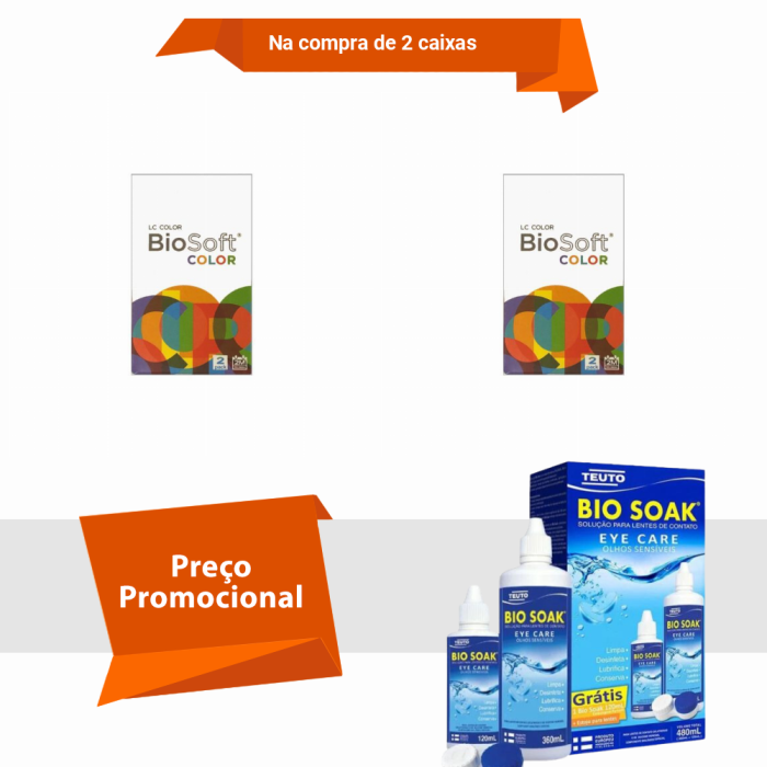 Combo BioSoft Color Sem Grau com Bio Soak